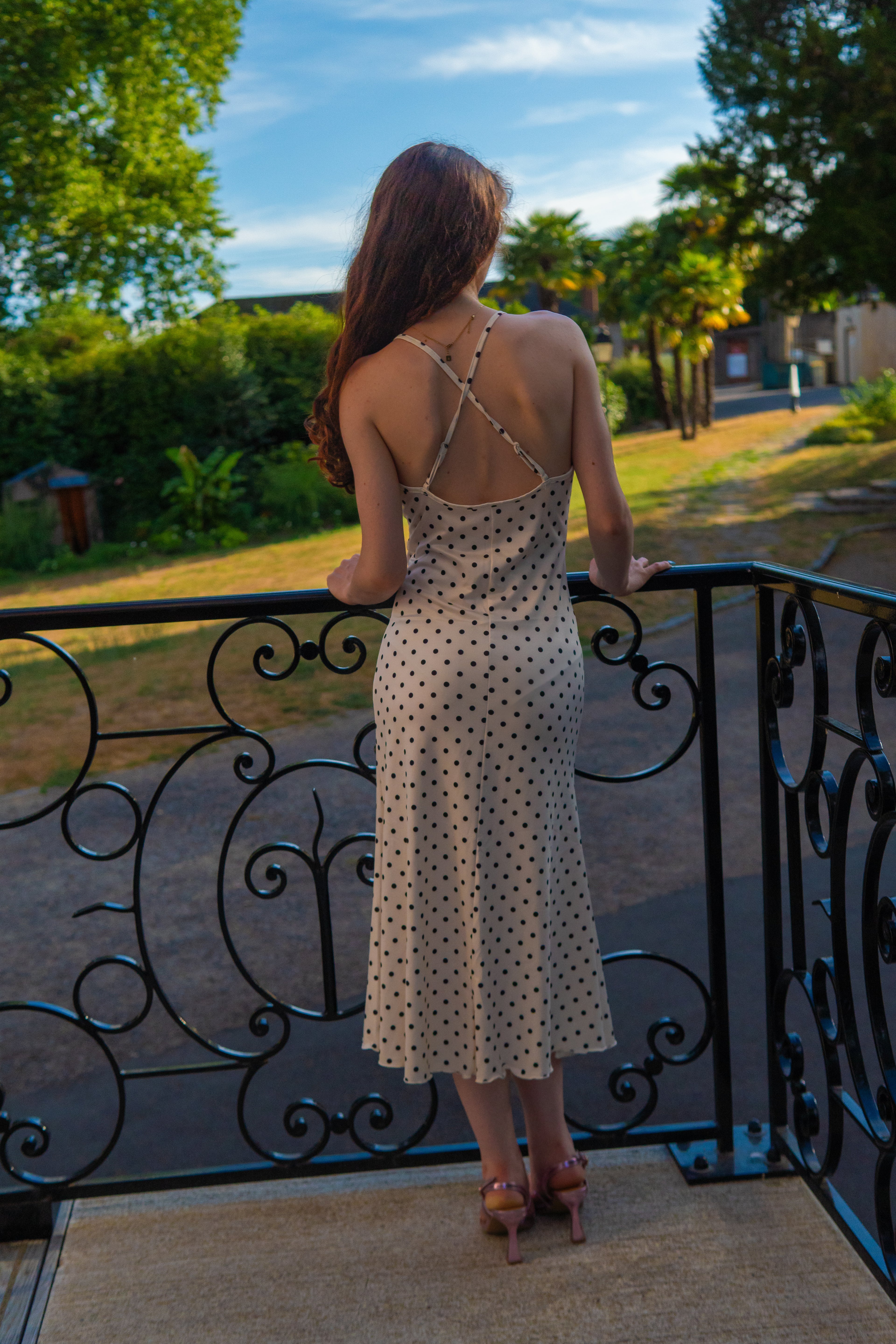 Robe à pois